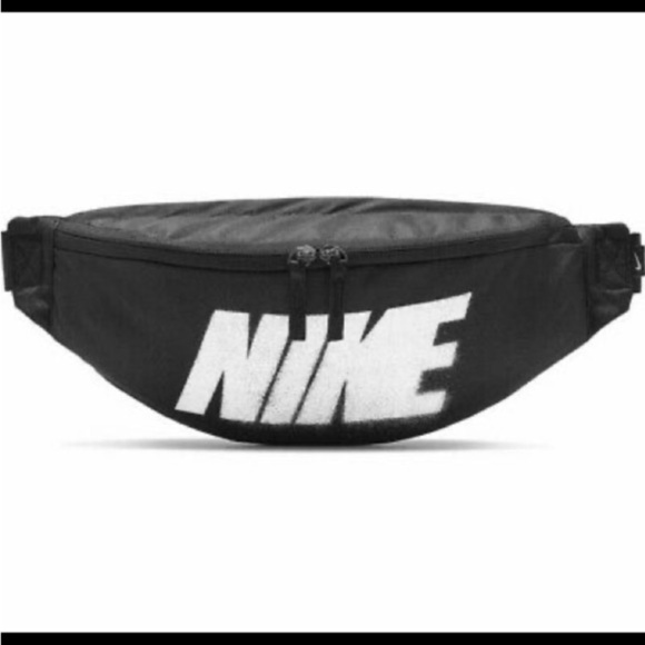 NIKE Black Unisex Heritage Rebel Graffiti Belt Bag 90’s Streetwear - Picture 5 of 10